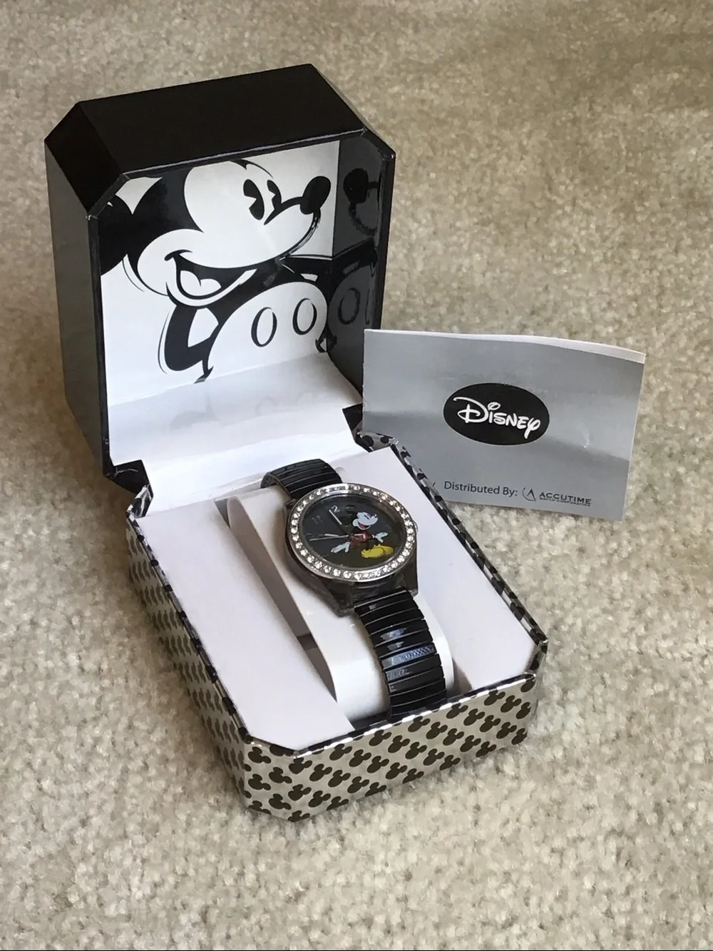 Disney Accutime Mickey Mouse Watch in Original Box, 2013